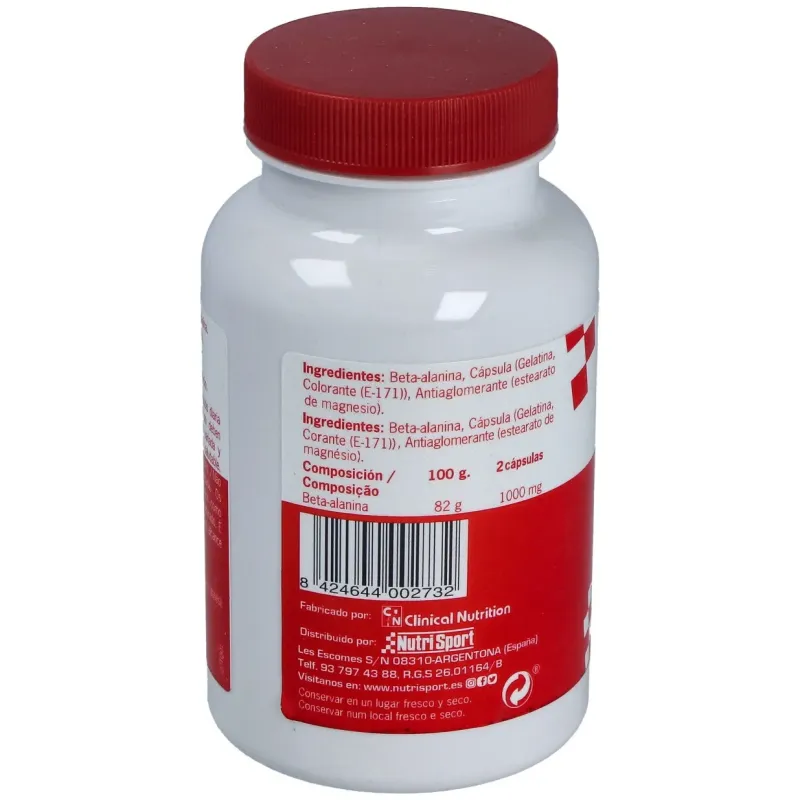 Nutrisport betaalanina 100 caps | Farmacia Barata
