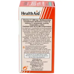 Vit c + bioflavonoides 60comp. health aid | Farmacia Barata Vit c + bioflavonoides 60comp. health aid | Farmacia Barata
