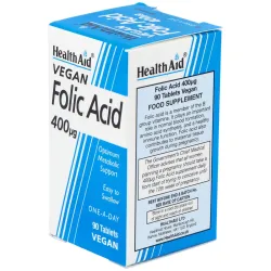 Acido folico 90comp. health aid | Farmacia Barata