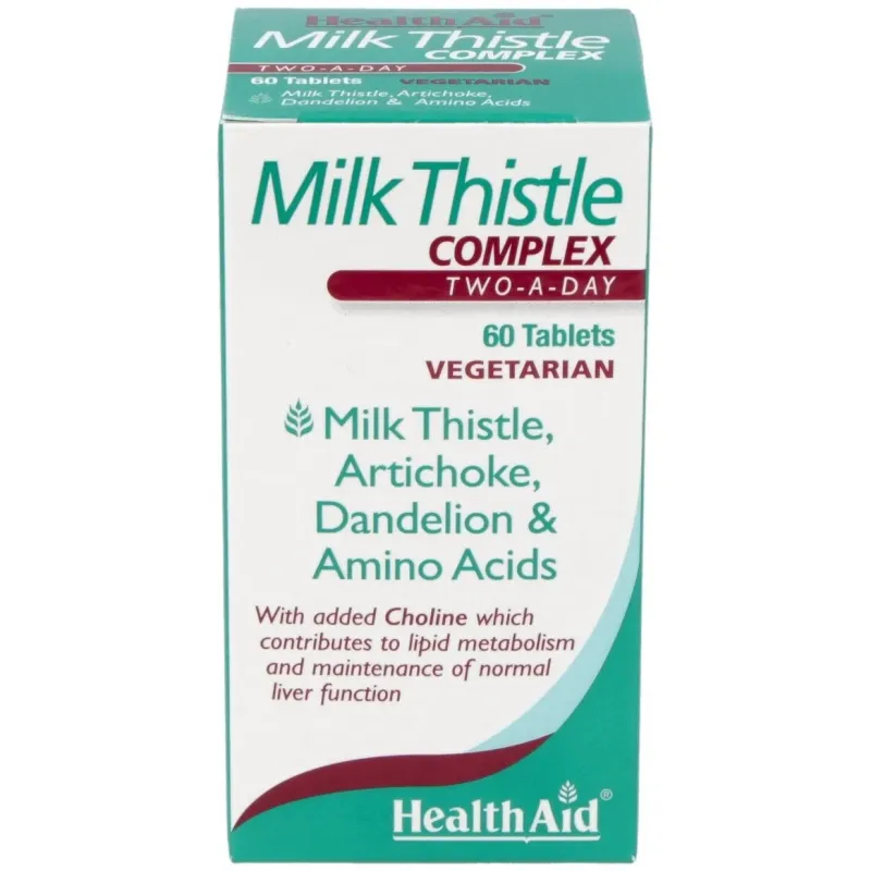 Health aid milk thistle complex cardo mariano | Farmacia Barata