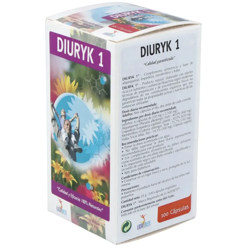 Lusodiete diurik 1 100caps | Farmacia Barata