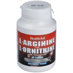 Healthaid orginina ornitina vitamina b6 60comp