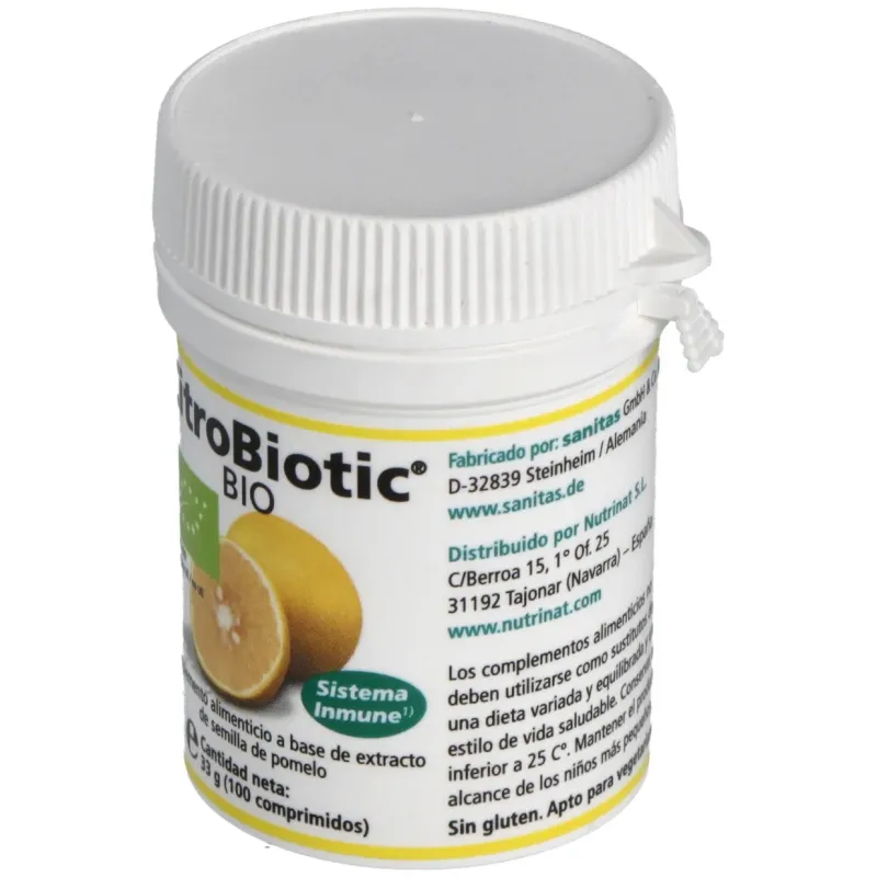 Citrobiotic (ext.semilla pomelo) 100comp. | Farmacia Barata
