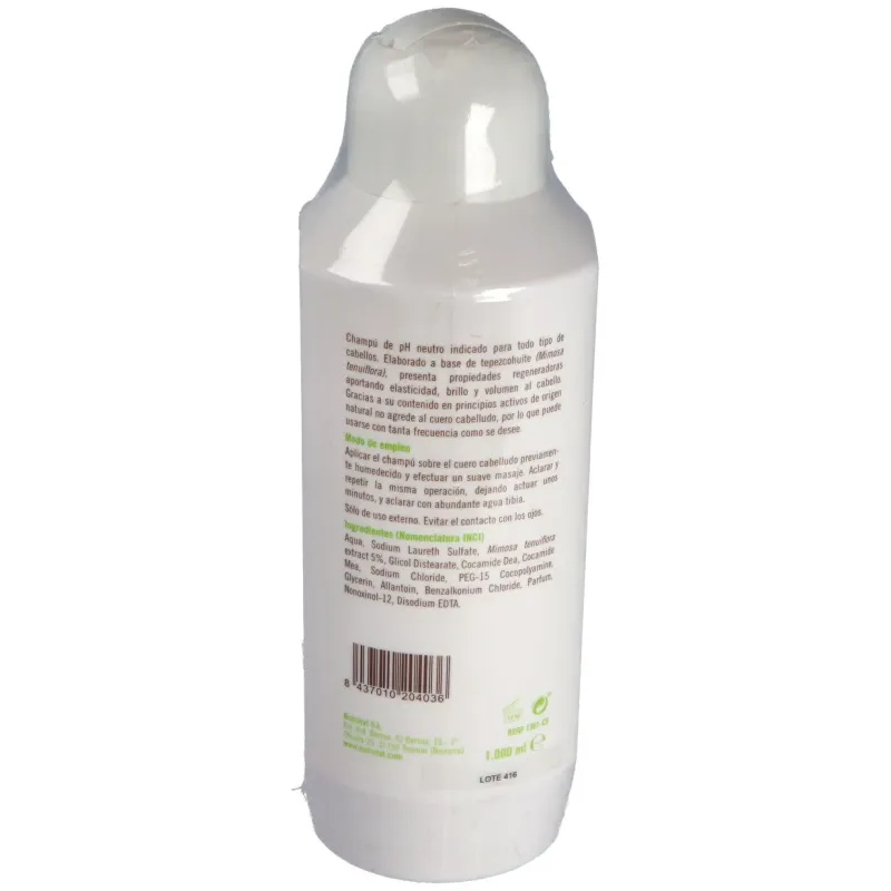 Champu regenerador tepezcohuite 1litro | Farmacia Barata