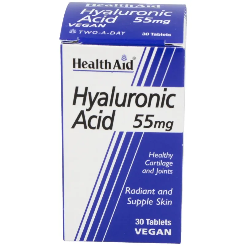 Acido hialuronico 55mg. 30comp. health aid | Farmacia Barata