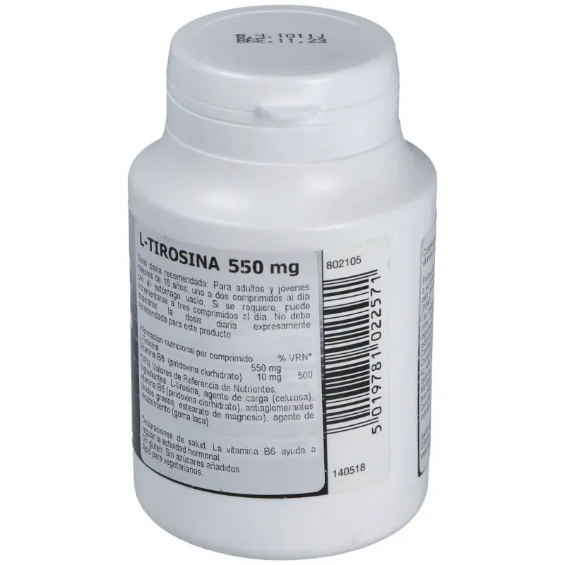 Healthaid l-tirosina 550mg 60 tabletas | Farmacia Barata Healthaid l-tirosina 550mg 60 tabletas | Farmacia Barata