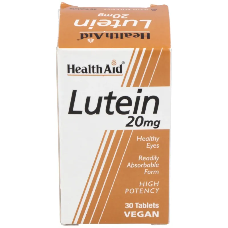 Healthaid luteina 20mg 30 tabletas | Farmacia Barata