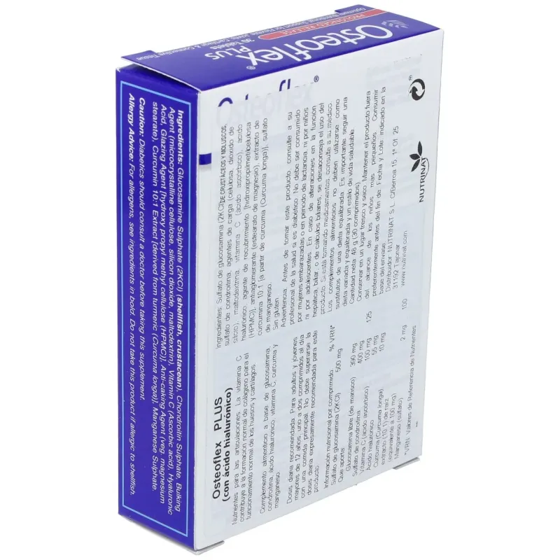 Osteoflex plus con ac.hialuronico 30comp. | Farmacia Barata