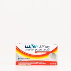 Lizifen 8,75 mg pastilas para chupar, 16 Uds.