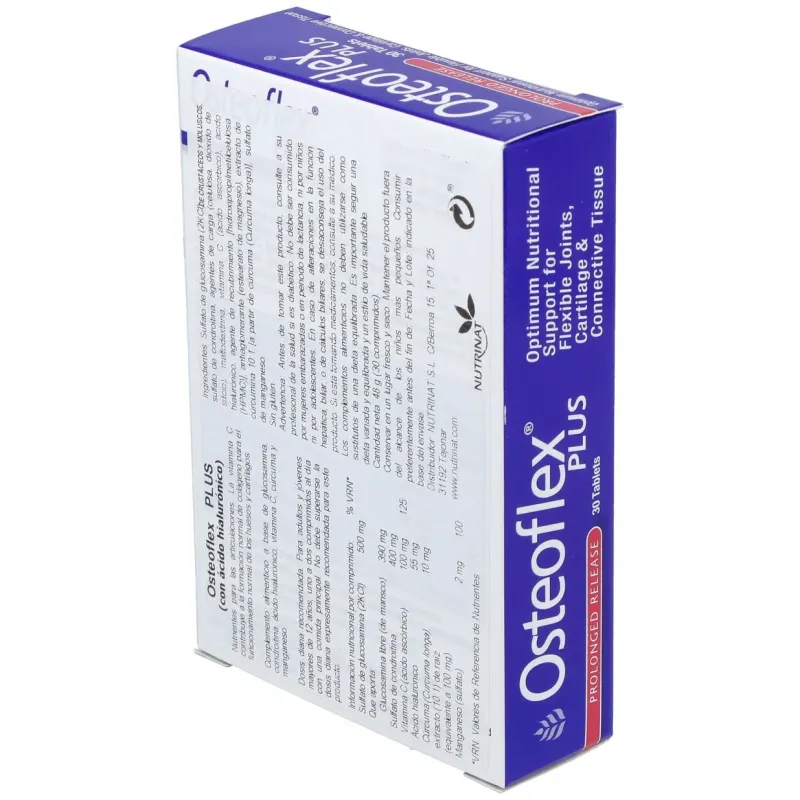 Osteoflex plus con ac.hialuronico 30comp. | Farmacia Barata
