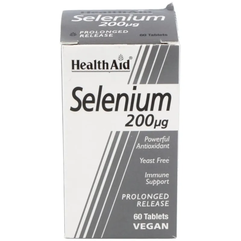 Healthaid selenio 200 gr 60 comprimidos | Farmacia Barata