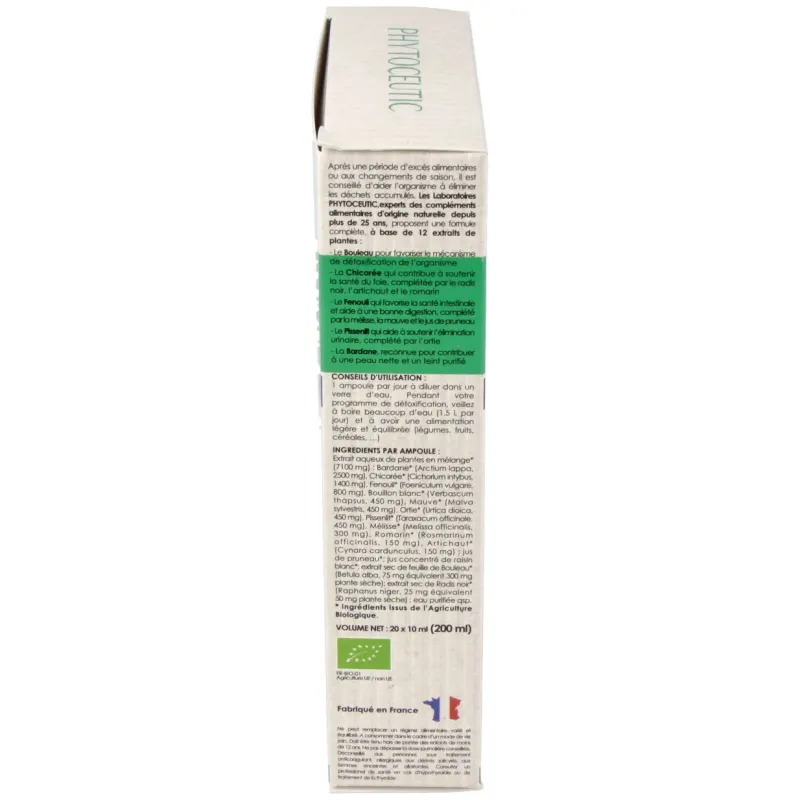Herbadetox bio (herbadraine) 20amp. phytoceutic | Farmacia Barata