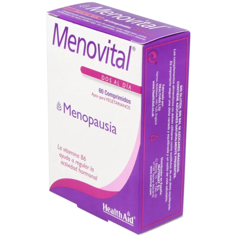 Menovital 60cap. health aid | Farmacia Barata Menovital 60cap. health aid | Farmacia Barata