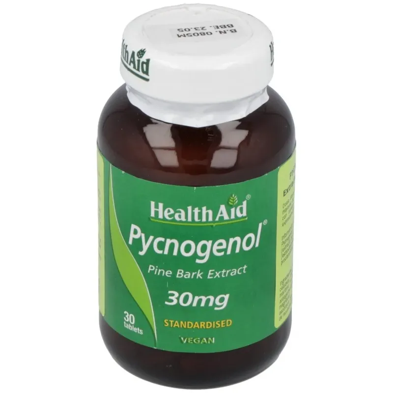 Pycnogenol 30mg. 30comp. health aid | Farmacia Barata