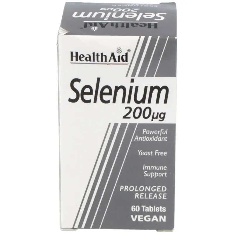 Healthaid selenio 200 gr 60 comprimidos | Farmacia Barata