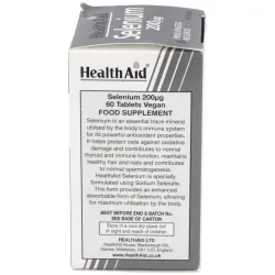 Healthaid selenio 200 gr 60 comprimidos | Farmacia Barata