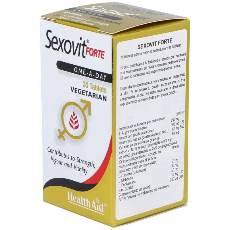 Sex-o-vit forte 30comp. health aid | Farmacia Barata