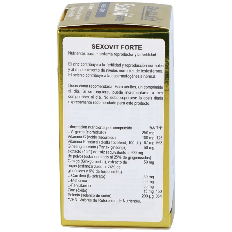 Sex-o-vit forte 30comp. health aid | Farmacia Barata