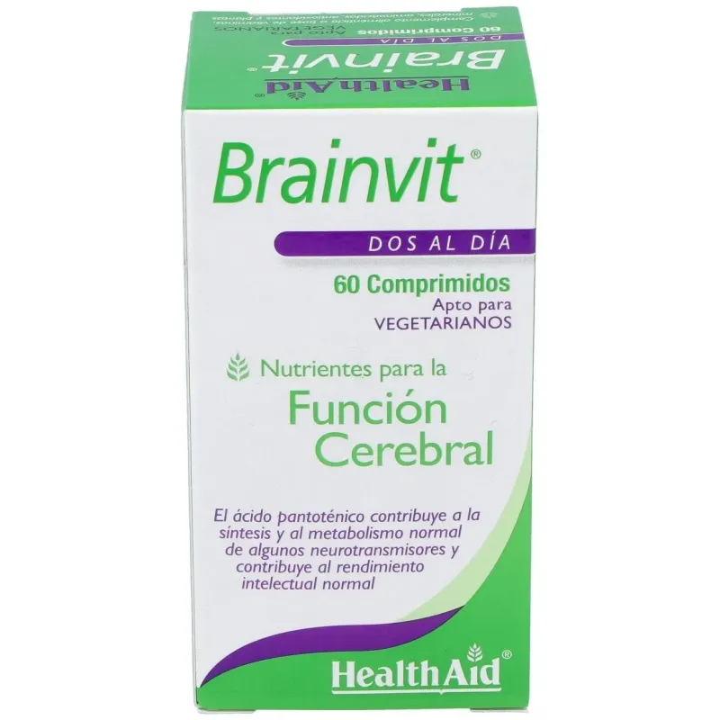 Healthaid brainvit 60caps | Farmacia Barata