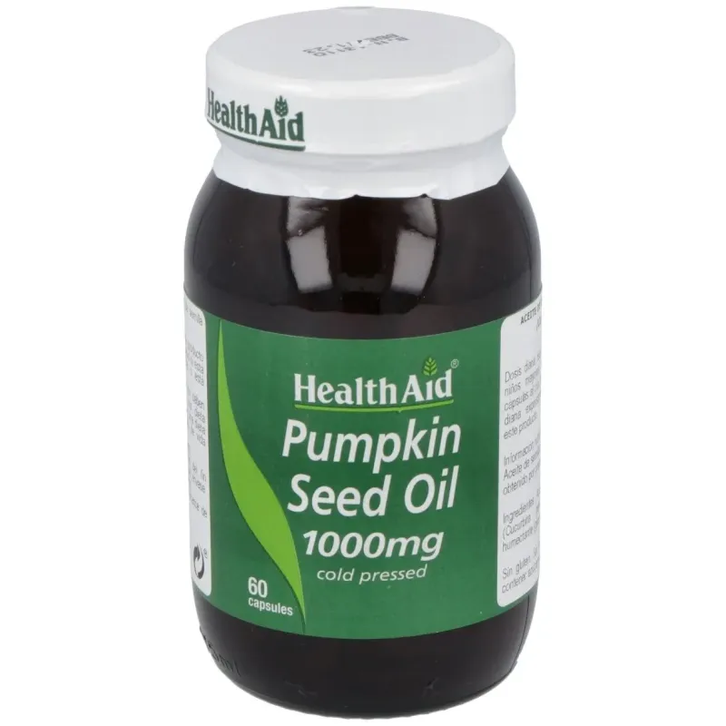 Aceite de semilla de calabaza 60comp. health aid | Farmacia Barata