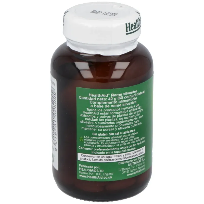 Ñame silvestre (wild yam) 60comp. health aid | Farmacia Barata