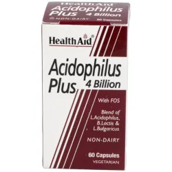 Acidophilus plus 4 billion 60cap. health aid | Farmacia Barata