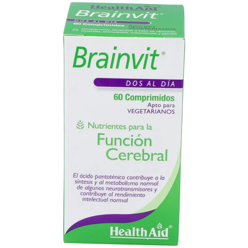 Healthaid brainvit 60caps | Farmacia Barata