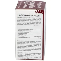 Acidophilus plus 4 billion 60cap. health aid | Farmacia Barata