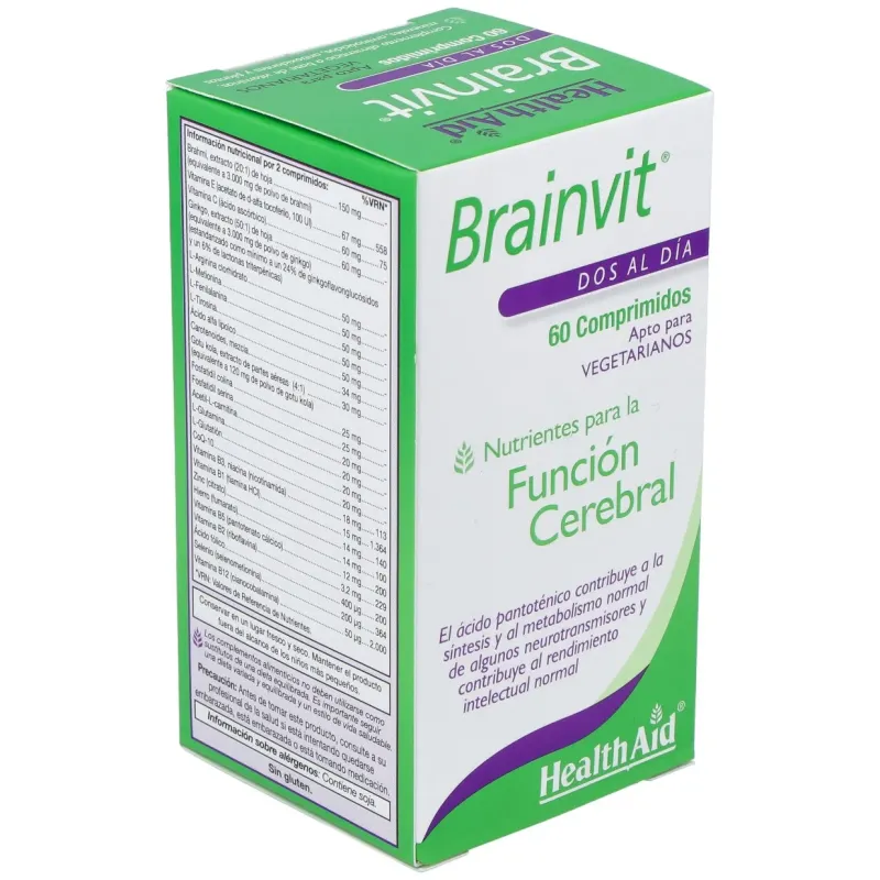 Healthaid brainvit 60caps | Farmacia Barata
