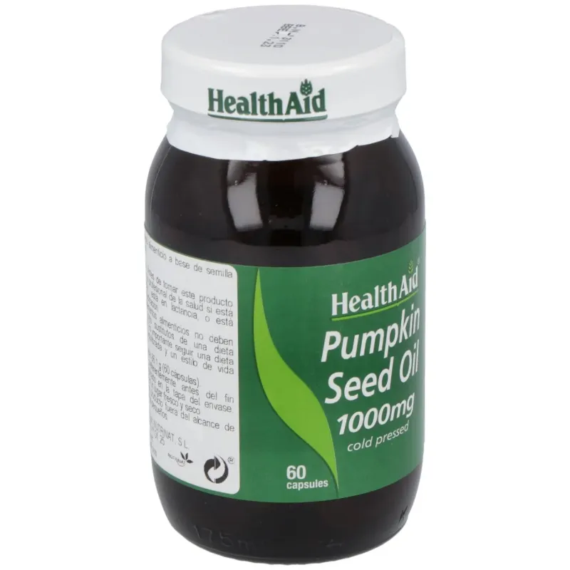 Aceite de semilla de calabaza 60comp. health aid | Farmacia Barata