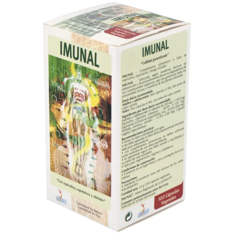 Imunal 100cap. lusodiet | Farmacia Barata