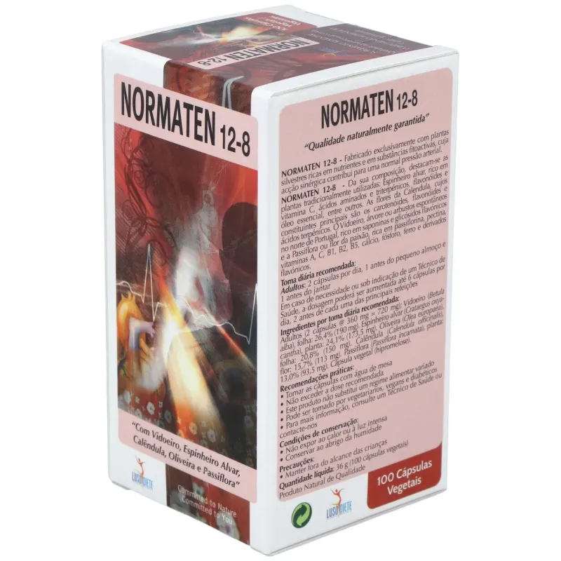 Lusodiete normaten 12-8 100caps | Farmacia Barata