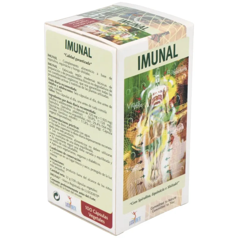 Imunal 100cap. lusodiet | Farmacia Barata