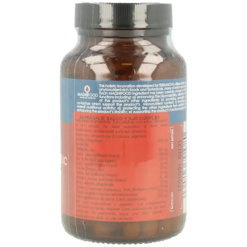Astragalo,sauco y ajo (defensas) complex 100vcap. | Farmacia Barata