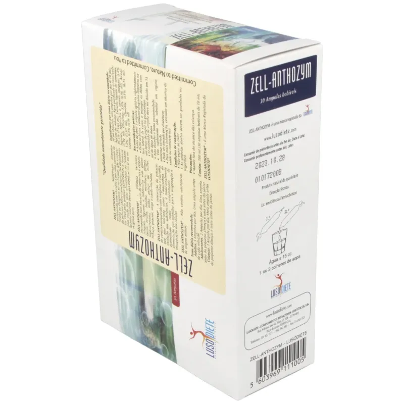 Lusodiete zell-anthozym 30 ampollas | Farmacia Barata