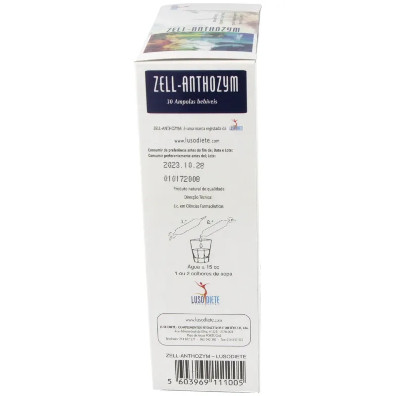 Lusodiete zell-anthozym 30 ampollas | Farmacia Barata