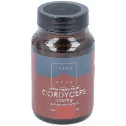 Terranova córdiceps 500 mg (cordyceps sinensis) 50 cápsulas