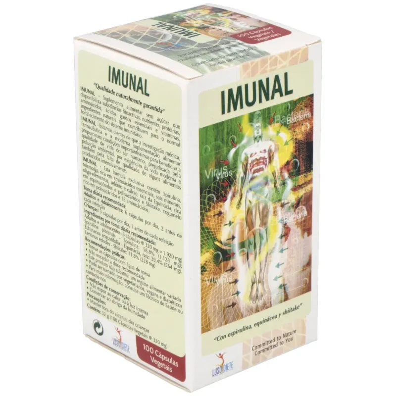 Imunal 100cap. lusodiet | Farmacia Barata
