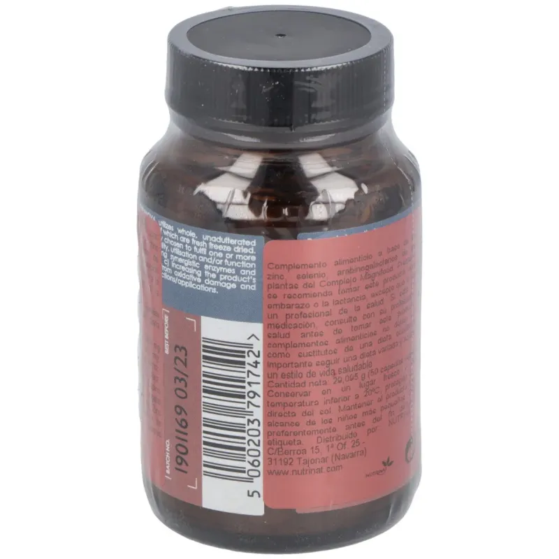 Terranova ortiga licopeno y zinc complex 50 cápsulas | Farmacia Barata