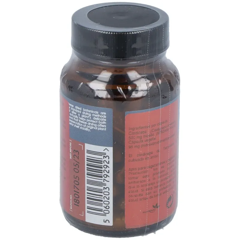 Terranova córdiceps 500 mg (cordyceps sinensis) 50 cápsulas | Farmacia Barata