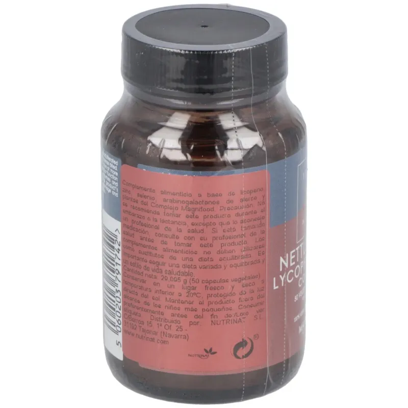 Terranova ortiga licopeno y zinc complex 50 cápsulas | Farmacia Barata
