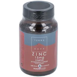 Terranova zinc 15 mg complex 50 cápsulas
