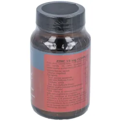 Terranova zinc 15 mg complex 50 cápsulas | Farmacia Barata