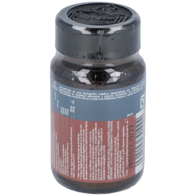 Hierro bisglicinato 20mg. 50vcap. | Farmacia Barata