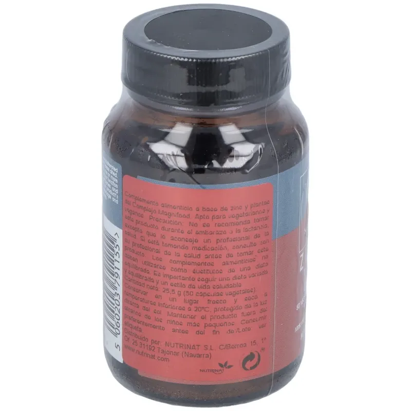 Terranova zinc 15 mg complex 50 cápsulas | Farmacia Barata