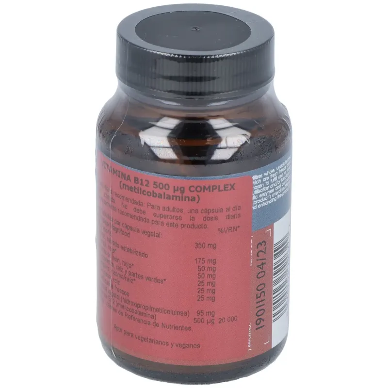 Terranova vitamina b12 500 ui complex (metilcobalamina) 50 cápsulas | Farmacia Barata