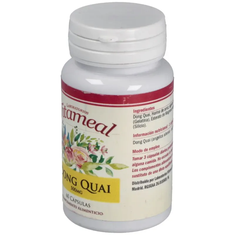 Dong quai (angelica sinensis) 500mg. 60cap. | Farmacia Barata
