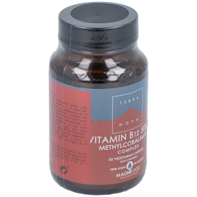 Terranova vitamina b12 500 ui complex (metilcobalamina) 50 cápsulas | Farmacia Barata