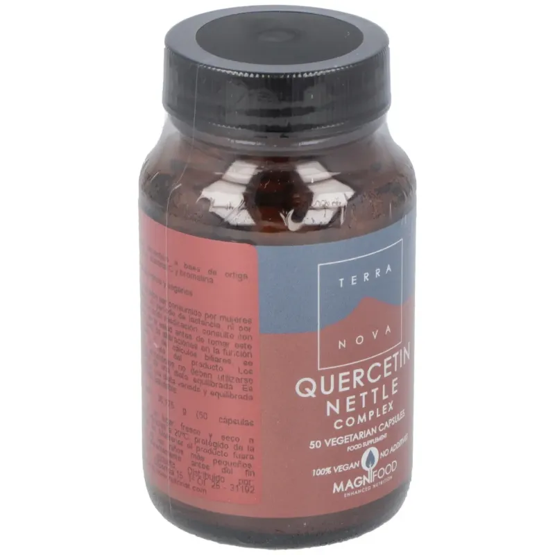 Terranova quercitina-ortiga complex 50 cápsulas | Farmacia Barata