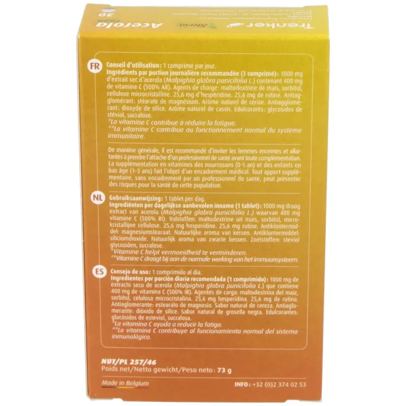Acerola 1000mg.30comp. | Farmacia Barata